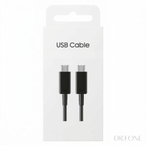 USB-C to USB-C charging cable 1 meter, fast charging, tangle-resistant design for modern devices