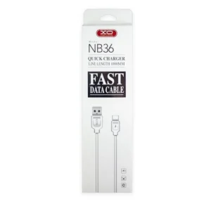 XO NB103 Micro USB Cable – durable, tangle-resistant cable for fast charging and data transfer