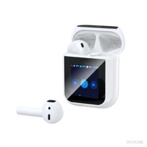 XO-X46 Smart TWS Earbuds with LCD touchscreen charging case, ergonomic design, up to 22 hours playtime