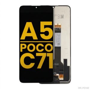 Refurbished LCD Assembly for Xiaomi Redmi A5 4G and Poco C71, high brightness, capacitive touch