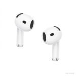 X45 Smart ANC TWS Earbuds with LCD Display Case, 6th Gen – White