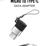 NB149-A Micro USB to Type-C Adapter Connector by XO for charging and data transfer, compact design