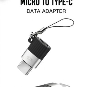 NB149-A Micro USB to Type-C Adapter Connector by XO for charging and data transfer, compact design