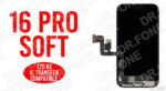 iPhone 16 Pro 120Hz Soft OLED replacement screen, IC transfer ready, vivid display and enhanced durability