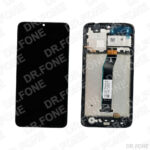 Xiaomi Redmi A3 4G 2024 LCD display with touchscreen and black frame, replacement part