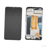 Black LCD display replacement for Realme C61, C63 4G, N63 4G (2024) – front view, suitable for screen repair.