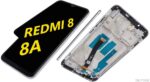 Refurbished LCD Display Assembly with Frame for Xiaomi Redmi 8/8A, Black