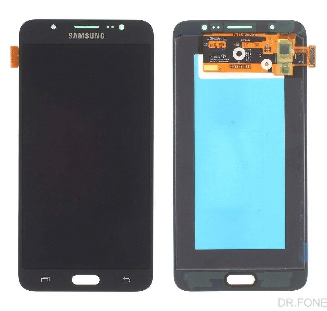 DRFONE-IMG-2113 Samsung Galaxy J7 (J710) LCD display replacement in black, compatible with J710 model, premium screen quality
