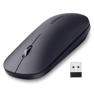 UGREEN Dual Mode Wireless Mouse, silent click, Bluetooth and 2.4GHz, 4000 DPI, ergonomic design