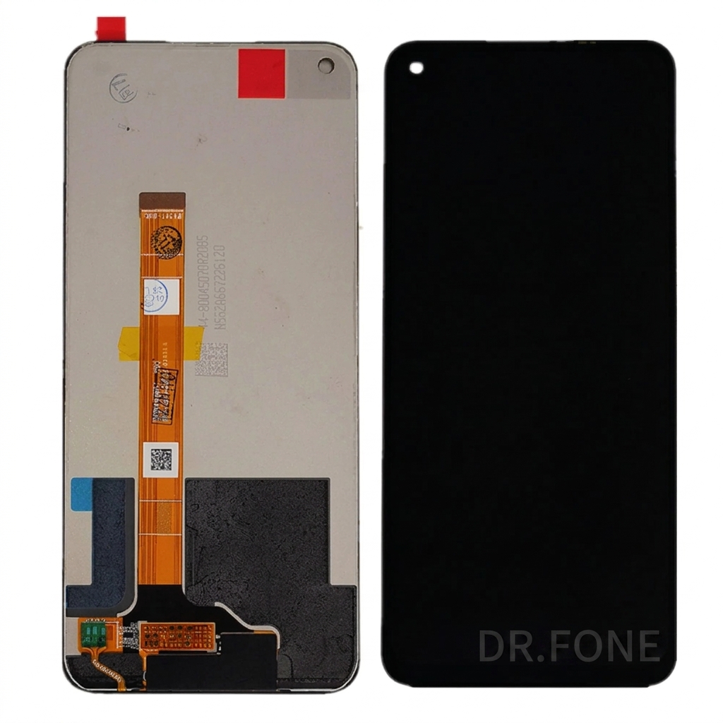 DRFONE-IMG-2081 Realme 6, 6S, 7, Narzo 20 Pro (4G) black LCD display replacement for clear visuals and accurate touch.