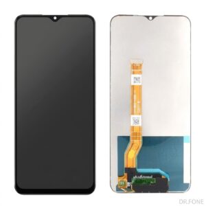 OPPO A17, A57, A18, A38, A58 (4G) black OEM LCD screen replacement for 2022 models