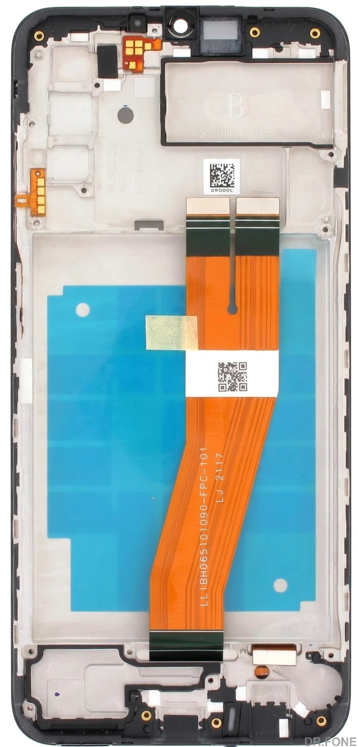 DRFONE-IMG-2398 Samsung Galaxy A14 4G SM-A145P/A145R black LCD replacement screen, 2023 model, front view