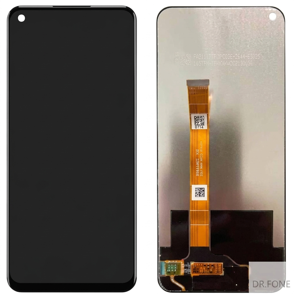 DRFONE-IMG-2047 OPPO Realme A74, A54 5G, A93 5G original black LCD replacement screen, no frame, precise fit