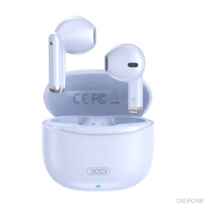 XO X33 TWS Bluetooth Earphones in blue with charging case, true wireless design, stylish and compact