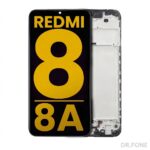 Refurbished LCD Display Assembly with Frame for Xiaomi Redmi 8/8A, Black