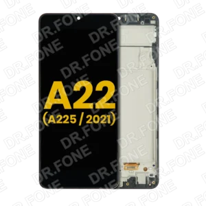 Samsung Galaxy A22 4G Refurbished OLED Screen Assembly with Frame
