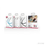 XO NB227 1.2m Lightning data cable with zinc alloy connectors, silicone TPE body, 6A fast charging