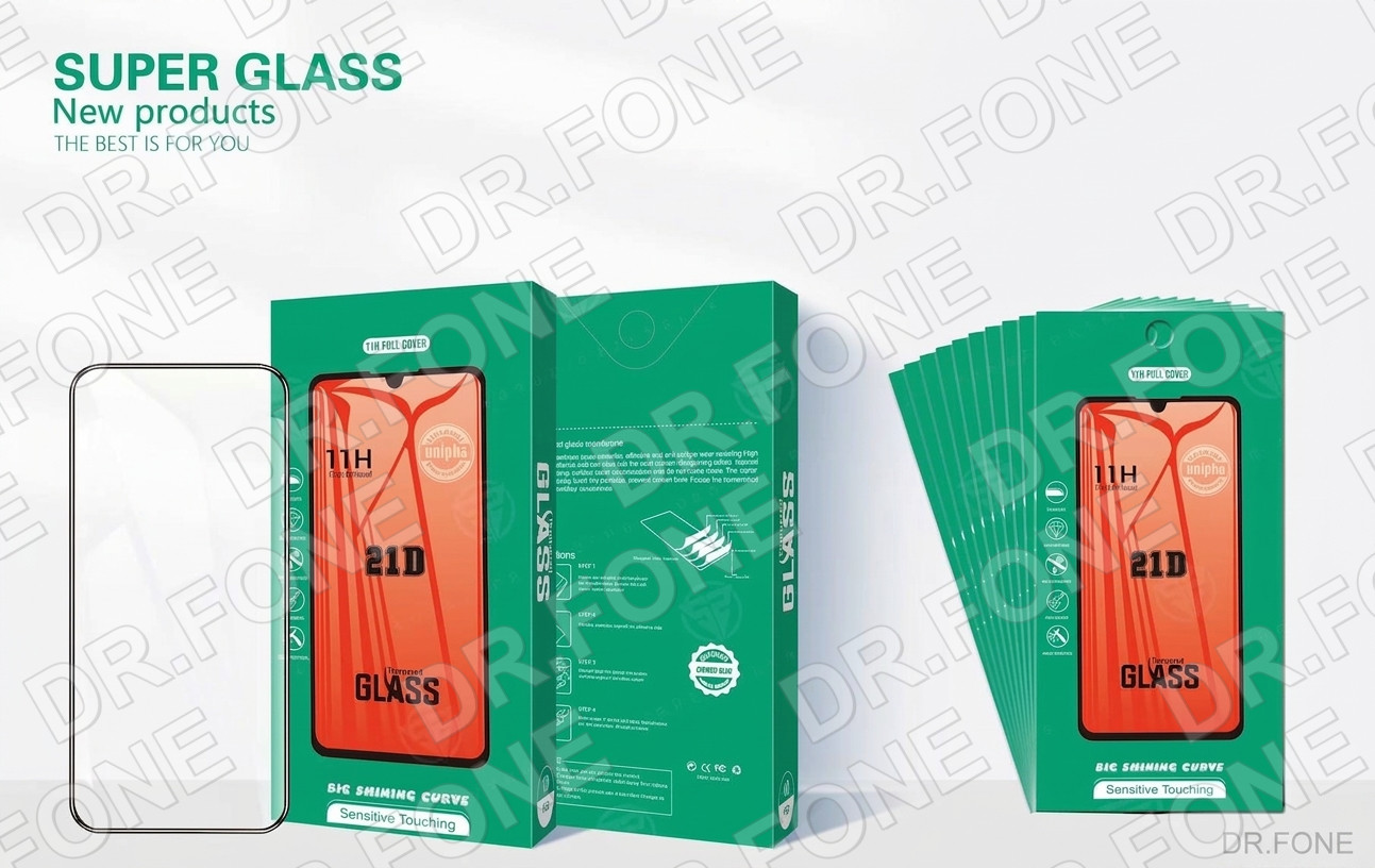 DRFONE-IMG-1 Redmi A5 4G 3D Clear Tempered Glass Screen Protector with edge-to-edge full coverage