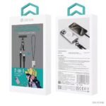 DEVIA 2-in-1 USB-C to Lightning Lanyard Cable 27W 1.2M Black