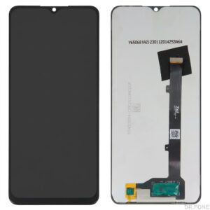 Black LCD display replacement for ZTE Blade A52 and Blade A72 5G, compatible screen part for phone repair.