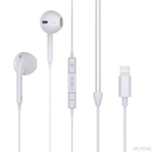 EP70 Lightning Wired Earphones for iPhone, digital call quality, not Bluetooth, white color