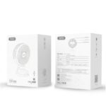 MF79 6-inch desktop fan with adjustable angle and 2400mAh battery, suitable for desktop or tabletop use