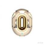 XO-X43 Champagne Gold TWS Earbuds – Transparent Neckband Design