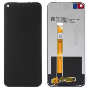 Black LCD display replacement for OPPO A54 4G and A55 4G, no frame, compatible spare part from DR.FONE Cyprus