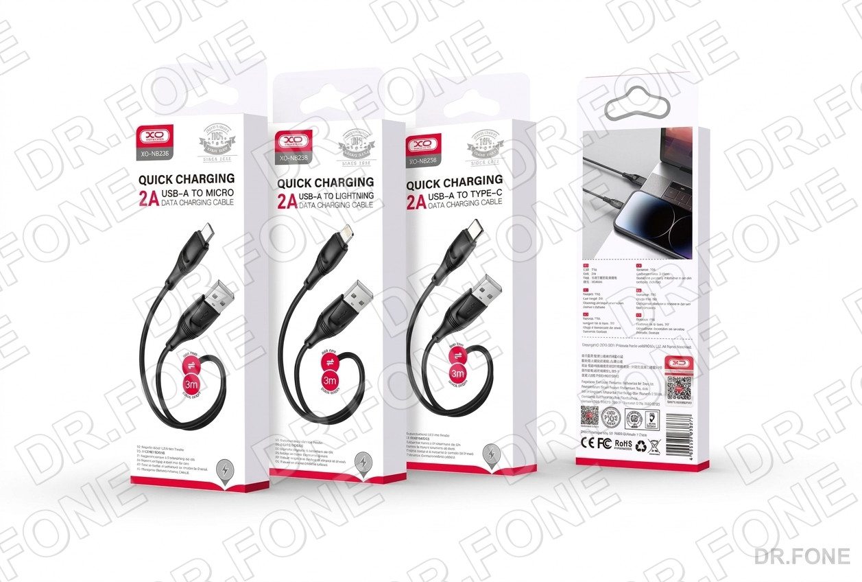 DRFONE-IMG-1 NB238 Zeus Series 3M USB Type-C liquid silicone cable, high-elastic, tangle-free design