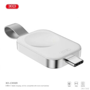 CX020 Portable Type-C iWatch Wireless Charger 2.5W by XO, compact Apple Watch accessory