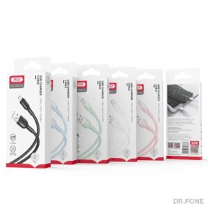 NB212 2.1A Micro USB charging cable in black, fast and durable accessory for smartphones and tablets