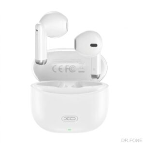 XO X33 TWS Bluetooth Earphones in white, true wireless stereo earbuds for mobile devices