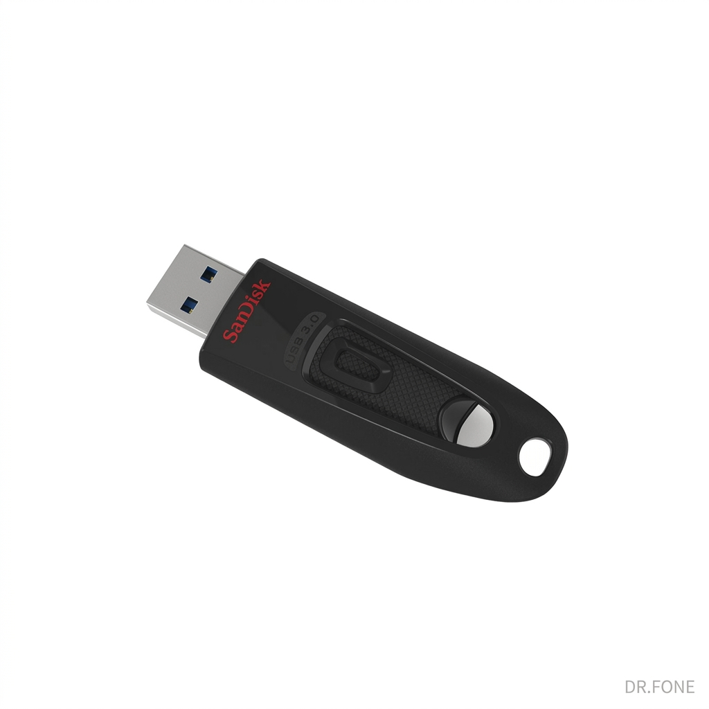 DRFONE-IMG-1 SanDisk Cruzer Ultra 128GB USB 3.0 flash drive, compact design, high-speed portable storage for laptops and tablets