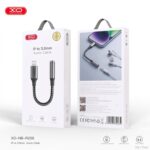 NB-R258C Lightning to 3.5mm audio adapter for iPhone, compact design, compatible with headphones