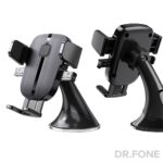 XO C89 universal phone holder for car dashboard and windshield, adjustable and secure grip