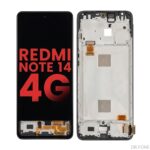 OLED display assembly with frame for Xiaomi Redmi Note 14 4G – premium aftermarket replacement