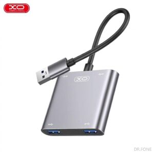 HUB012A 4-in-1 USB Multifunctional Docking Station by XO, compact and versatile laptop accessory