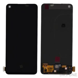 Original black LCD frame for Realme 9 4G and 9 Pro Plus RMX3392 RMX3393, replacement part.