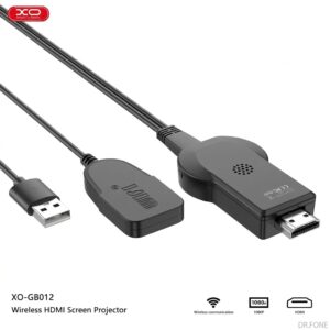 XO GB012 Wireless HDMI Screen Projector – portable wireless display adapter for TV, monitor, or projector