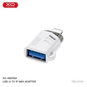 NB256A USB-A female to Apple OTG adapter with lanyard, compact and portable accessory for Apple devices