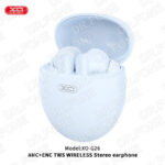 XO G26 TWS Bluetooth 5.3 Earphones with ANC & ENC, Blue - Image 2