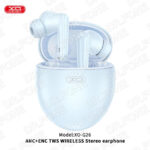 XO G26 TWS Bluetooth 5.3 Earphones with ANC & ENC, Blue