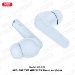 XO G26 TWS Bluetooth 5.3 Earphones with ANC & ENC, Blue - Image 3