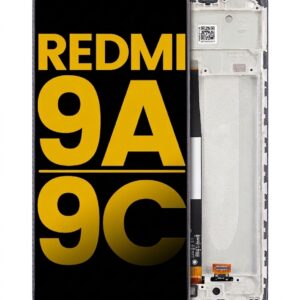 Refurbished LCD Assembly with Frame for Redmi 9C, 9A, 9AT, POCO C31, 10A, compatible with M2006C3LC/MG