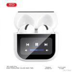 X42 Pro 6th Gen TWS Headphones in white with total intelligence screen, ergonomic design