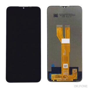 OPPO Realme C11, C21, C20 (4G) 2021 black LCD replacement display panel front view