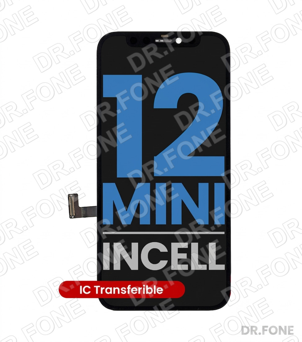 DRFONE-IMG-1 iPhone 12 Mini In-Cell LCD screen replacement, supports IC transfer, full assembly, vivid colors