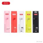 XO S6 Candy Music Earphones black color, in-ear style, tangle-free cable, universal 3.5mm jack