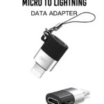 NB149-B Micro USB to Lightning Connector Adapter by XO in compact portable design