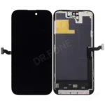 LCD Soft OLED Display Assembly for iPhone 14 Pro Max 120Hz in black, replacement screen
